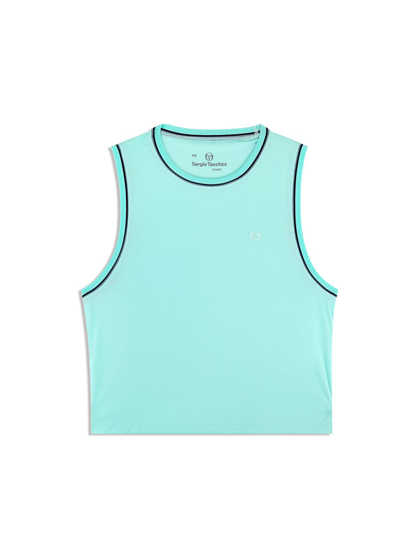 egonlab x sergio tacchini Rina Tank- Beach Glass