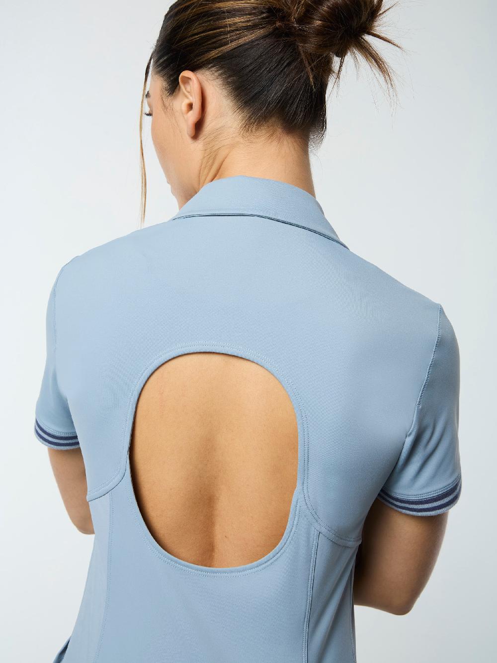 Egonlab X Sergio Tacchini Silvia Dress- Faded Denim