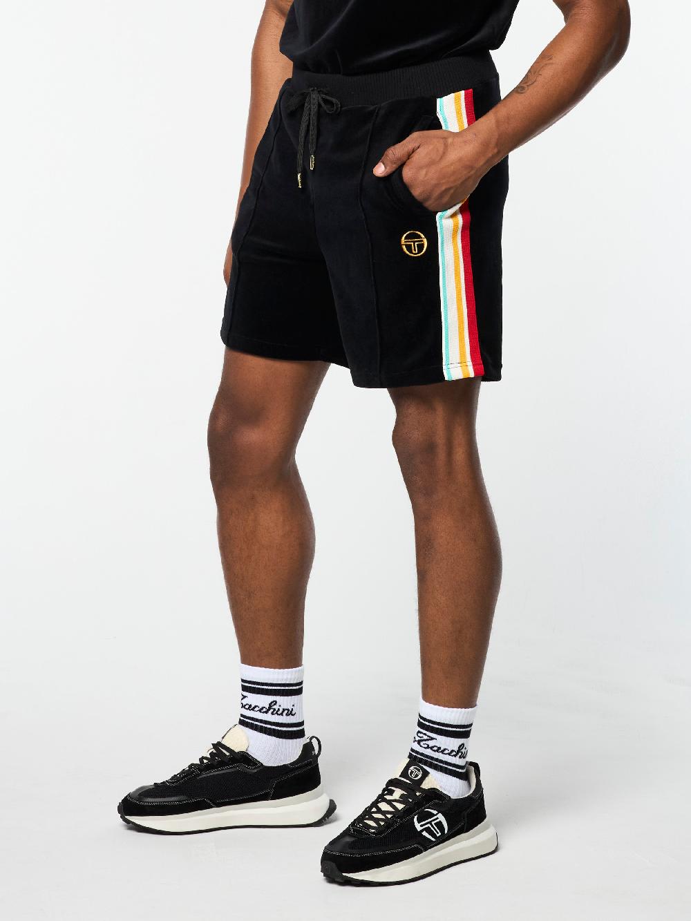 Egonlab X Sergio Tacchini Slice Short- Black/ Black