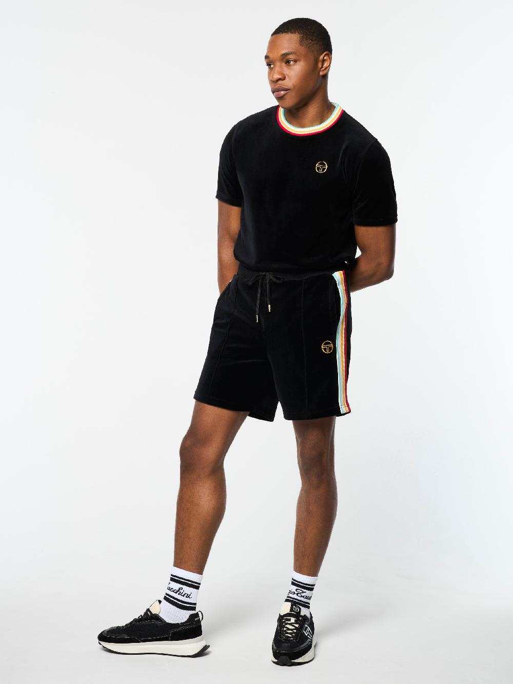 Egonlab X Sergio Tacchini Slice Short- Black/ Black