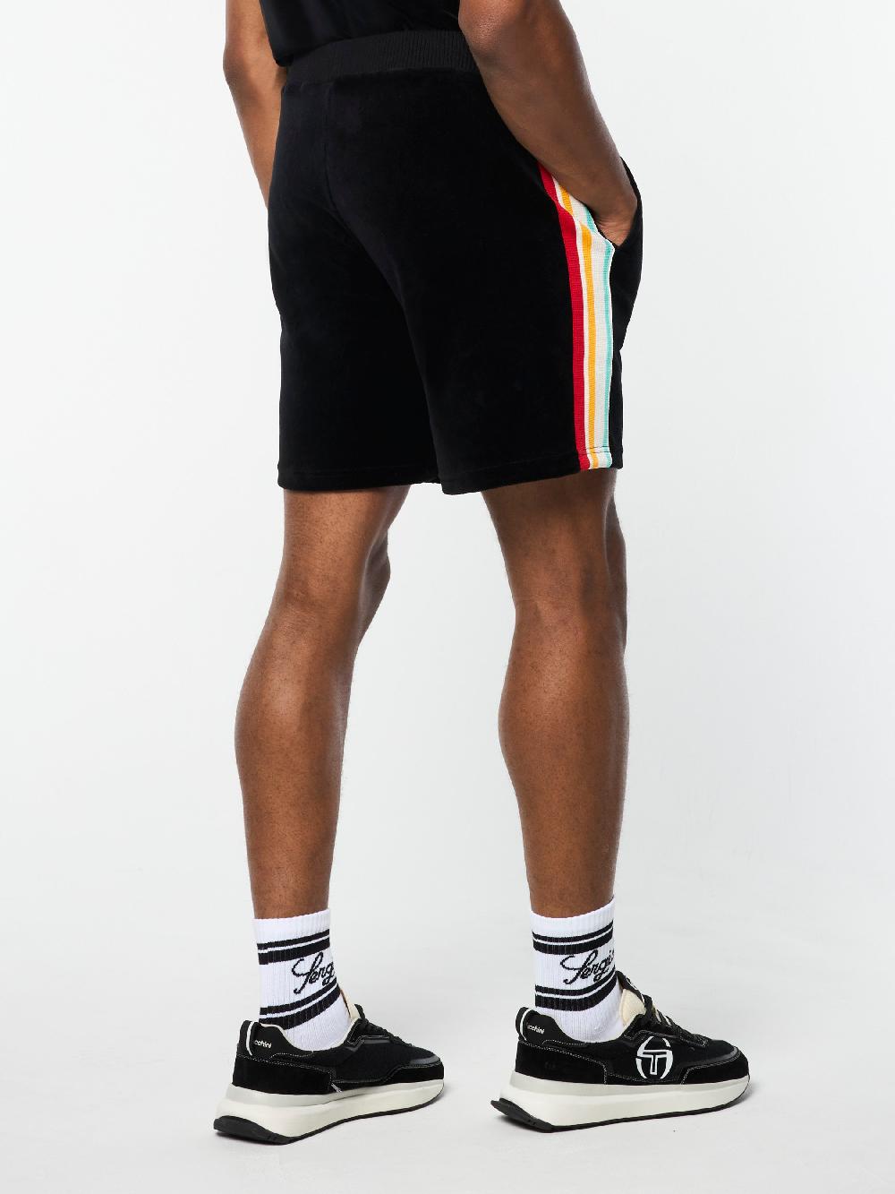 Egonlab X Sergio Tacchini Slice Short- Black/ Black