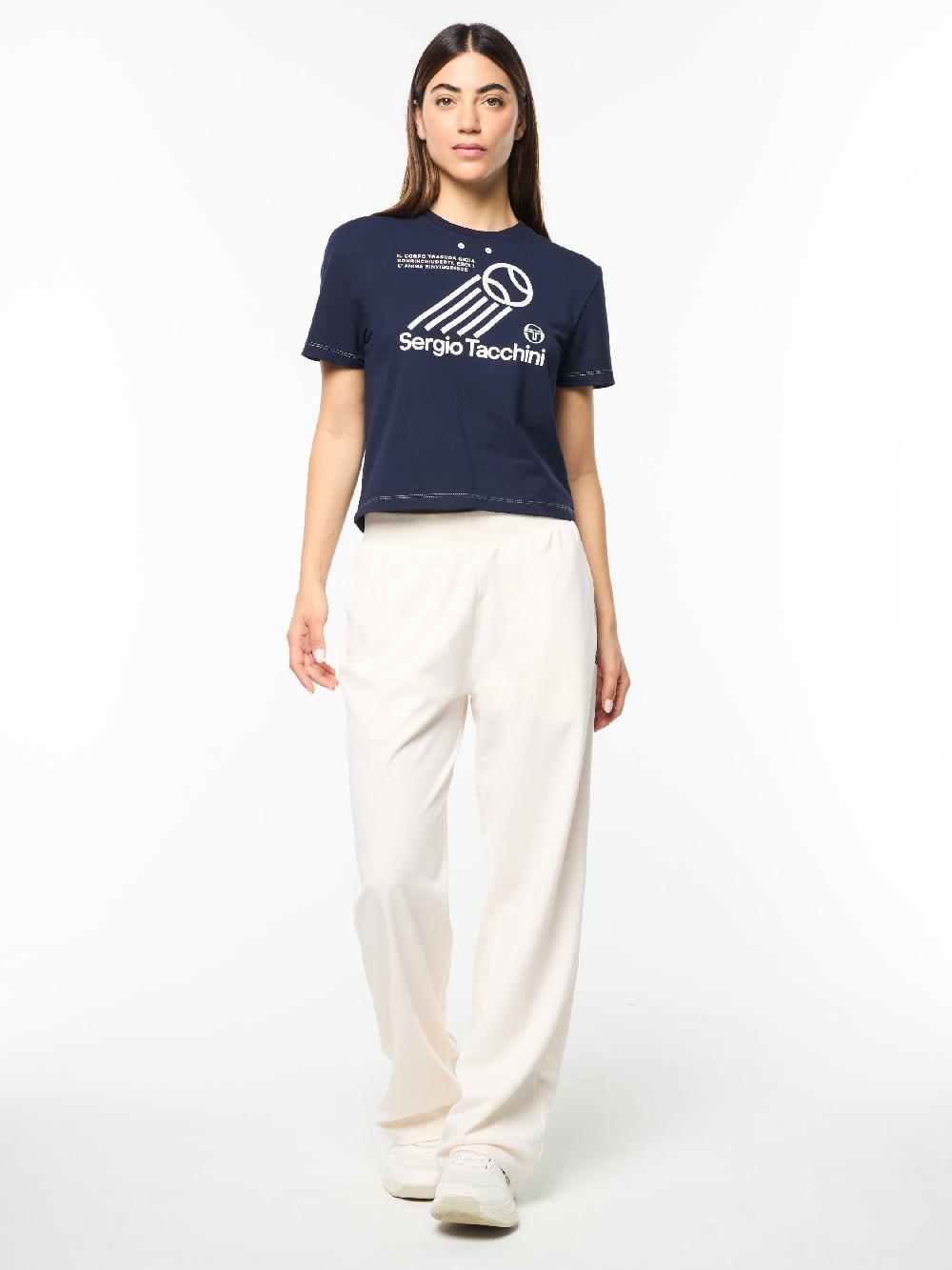 Egonlab X Sergio Tacchini Sole Track Pant- Gardenia