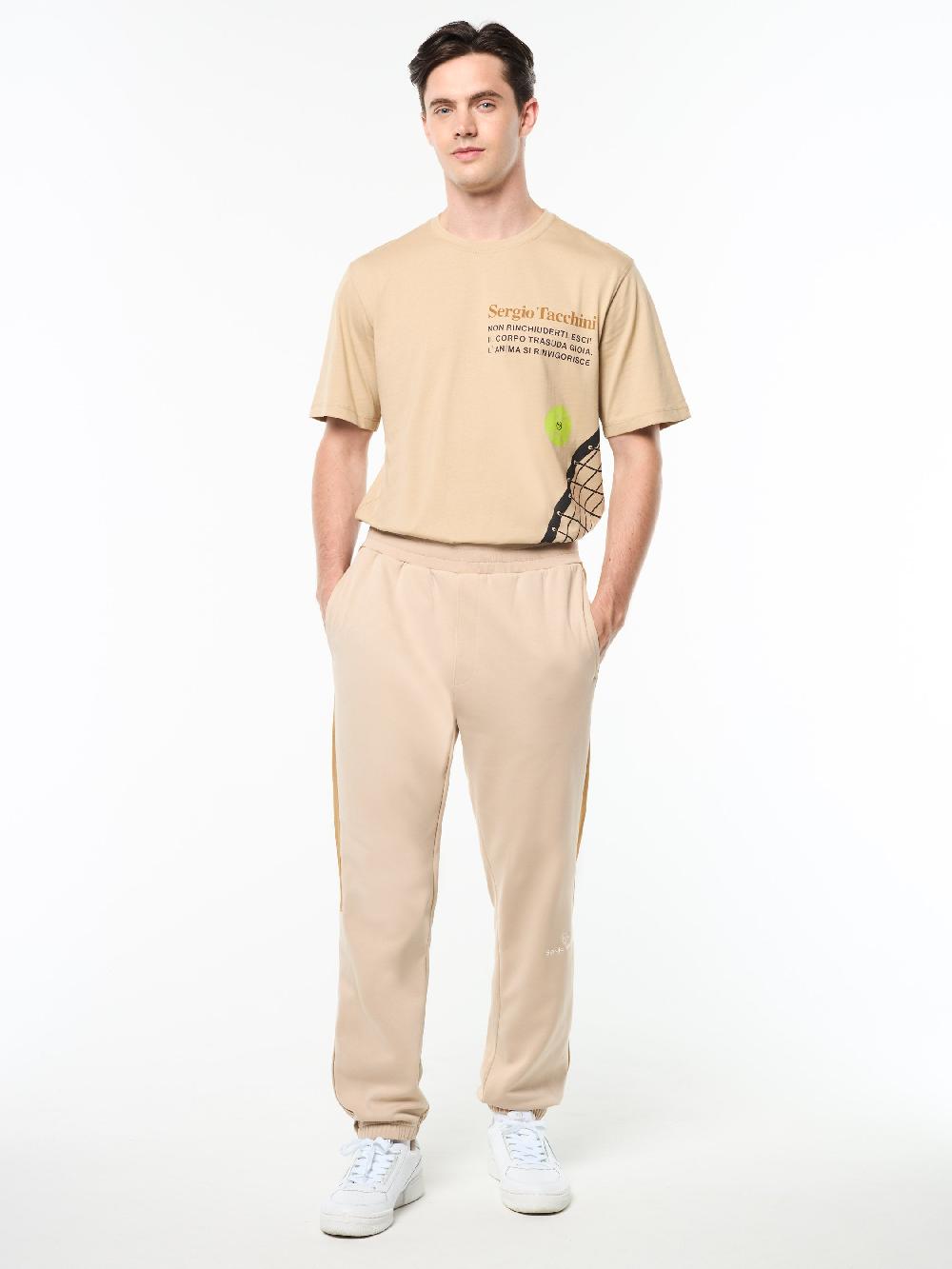 Egonlab X Sergio Tacchini Spacco Track Pant- Humus