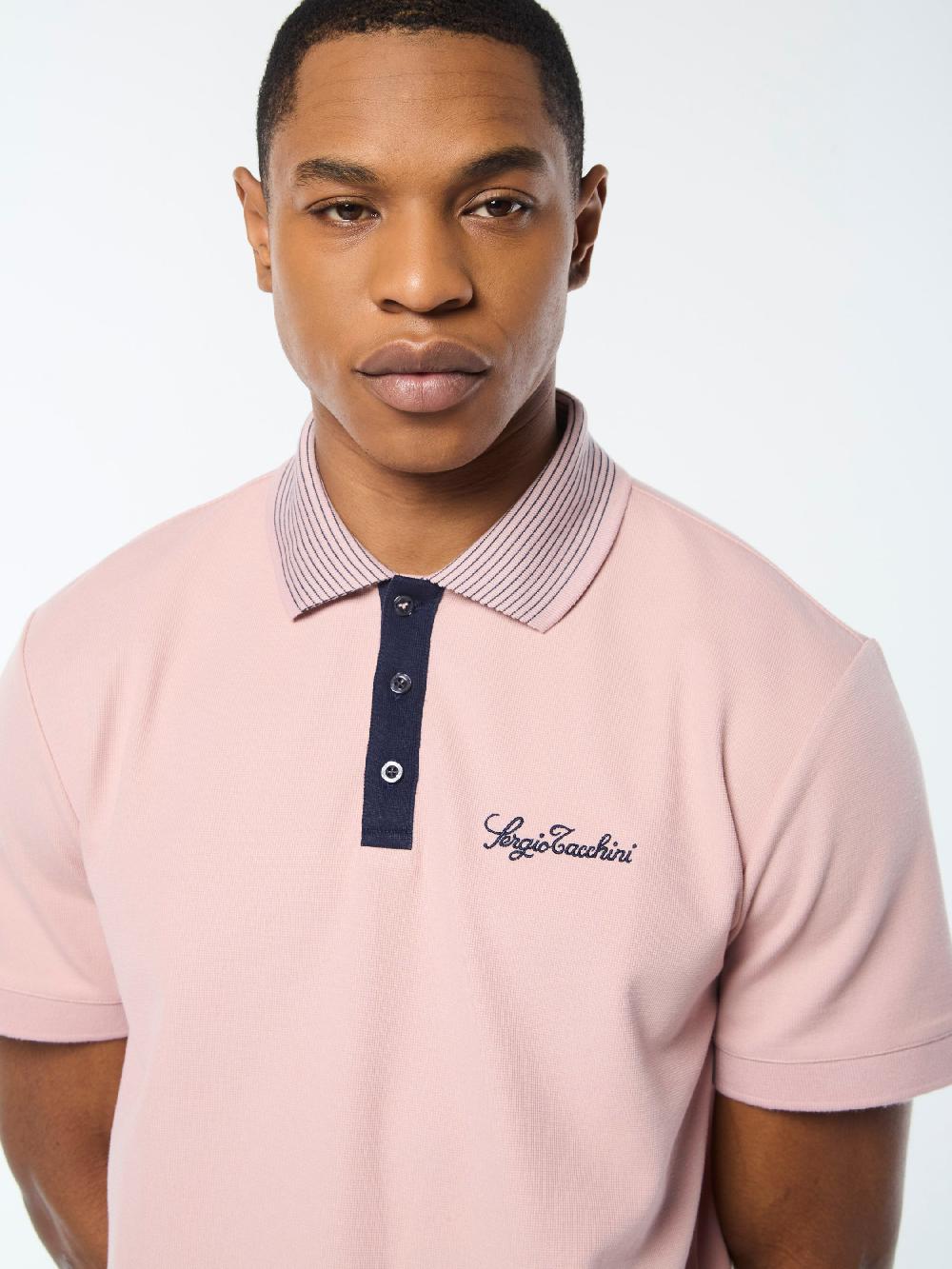 Egonlab X Sergio Tacchini Suveniri Polo- Pale Mauve