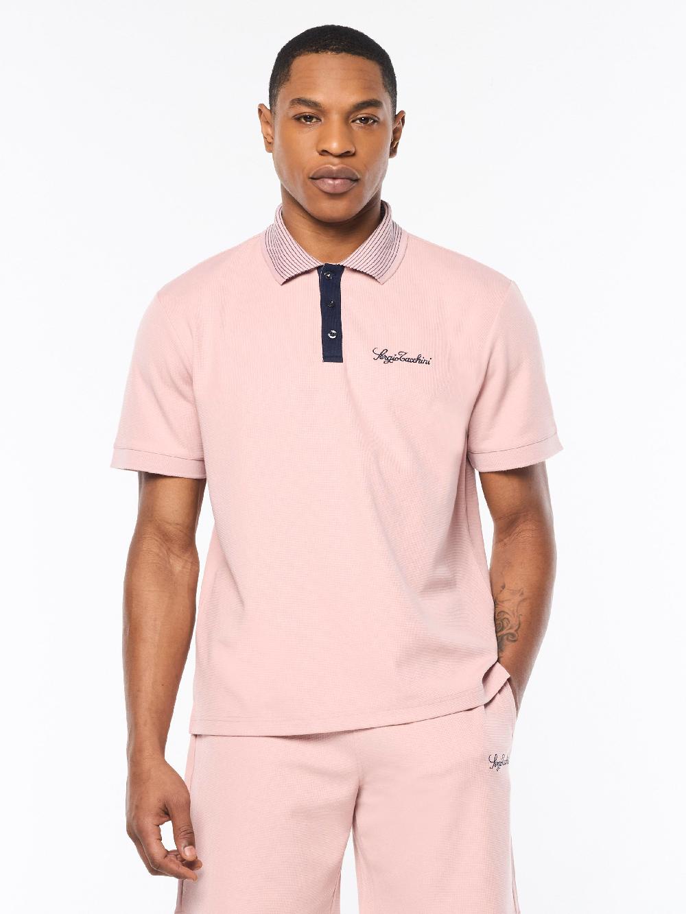 Egonlab X Sergio Tacchini Suveniri Polo- Pale Mauve