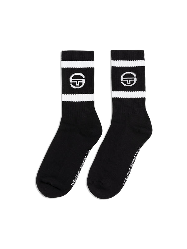 egonlab x sergio tacchini Tennis Sock- Black