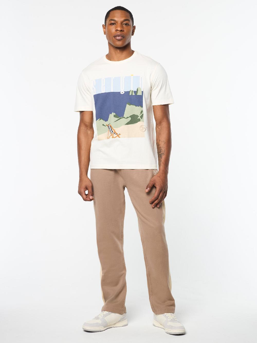 Egonlab X Sergio Tacchini Tosca T-Shirt- Gardenia