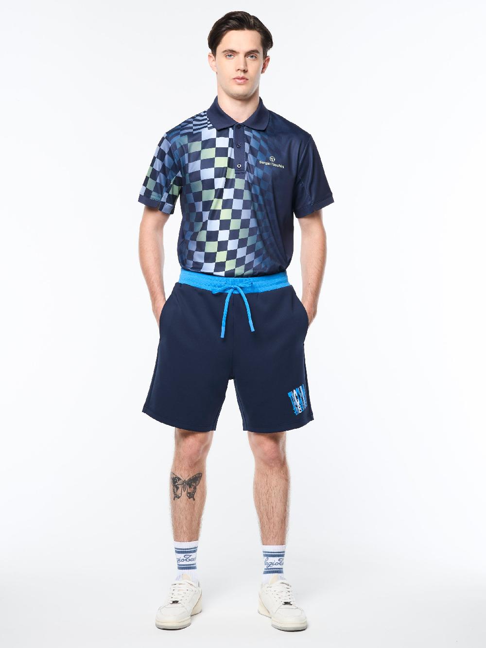Egonlab X Sergio Tacchini Urso Short- Maritime Blue