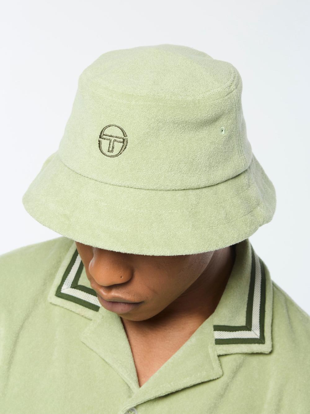 Egonlab X Sergio Tacchini Vitus Bucket Hat- Reseda