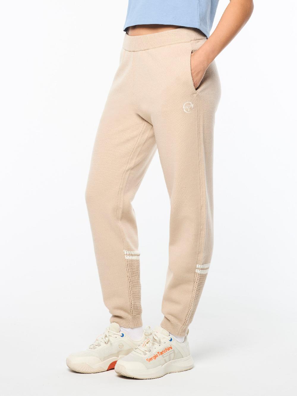 Egonlab X Sergio Tacchini Zeta Track Pant- Humus