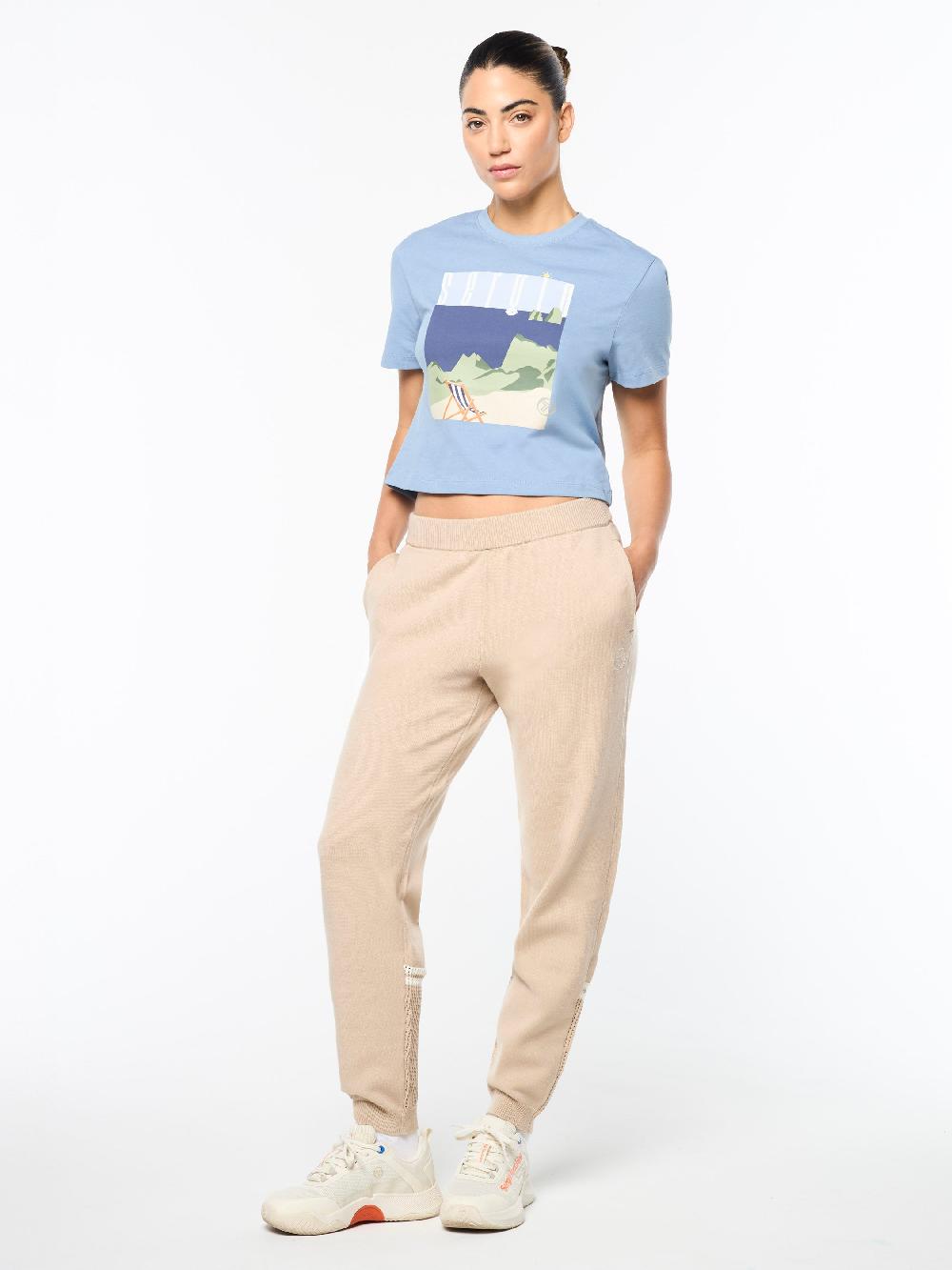 Egonlab X Sergio Tacchini Zeta Track Pant- Humus