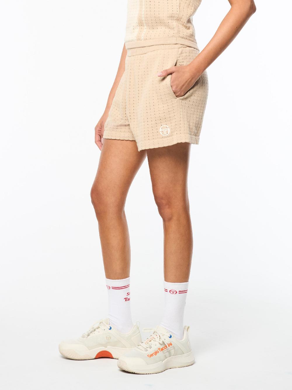 Egonlab X Sergio Tacchini Zola Knit Short- Humus