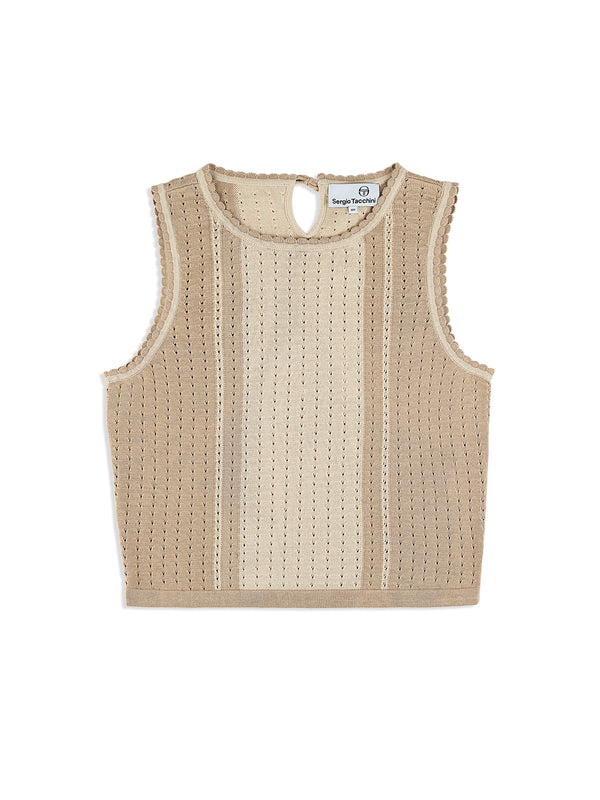 egonlab x sergio tacchini Zola Knit Top- Humus