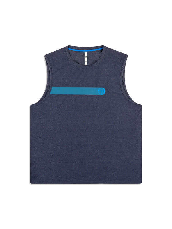 egonlab x sergio tacchini Elio Performance Tank- Eclipse