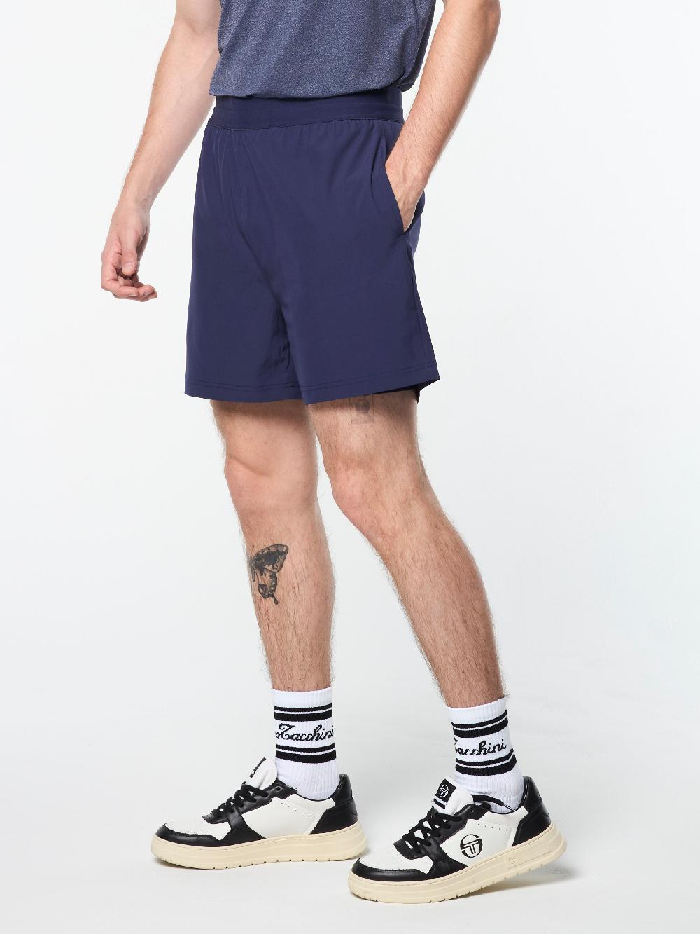 Egonlab X Sergio Tacchini Elio Tennis Short- Eclipse