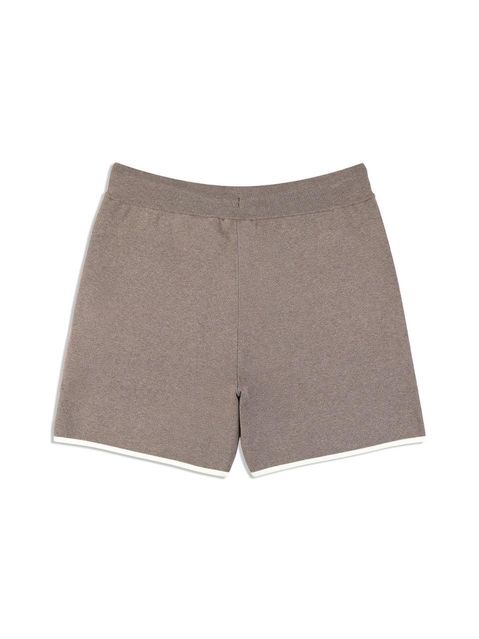 Egonlab X Sergio Tacchini Enzo Knit Shorts- Taupe Grey