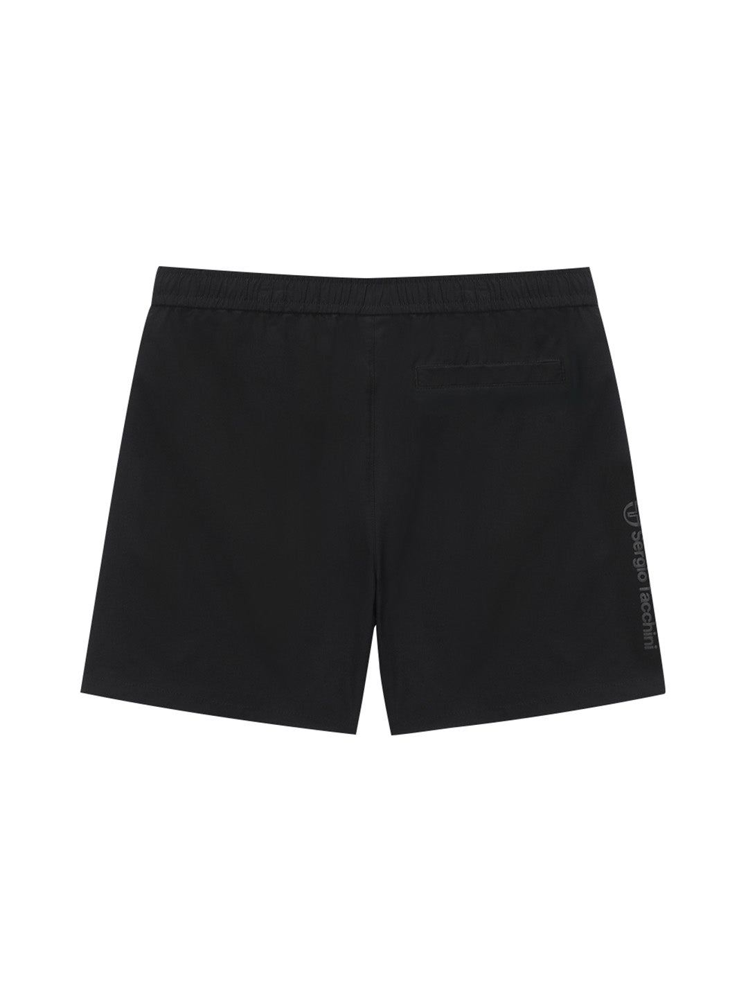 Egonlab X Sergio Tacchini Essential Woven Shorts- Black/ Black