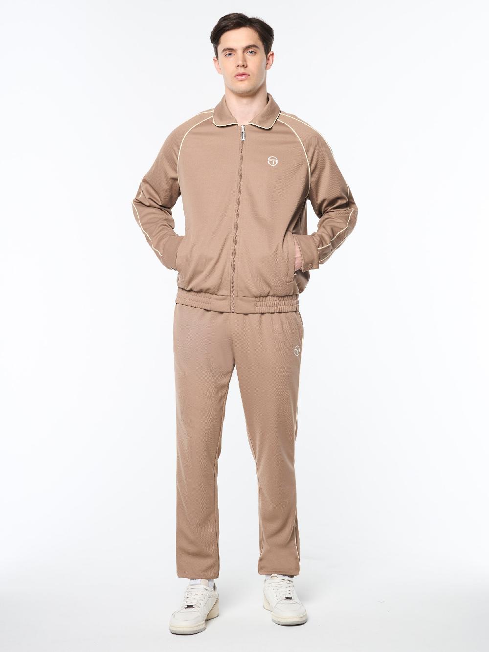 Egonlab X Sergio Tacchini Ettore Track Jacket- Taupe Grey
