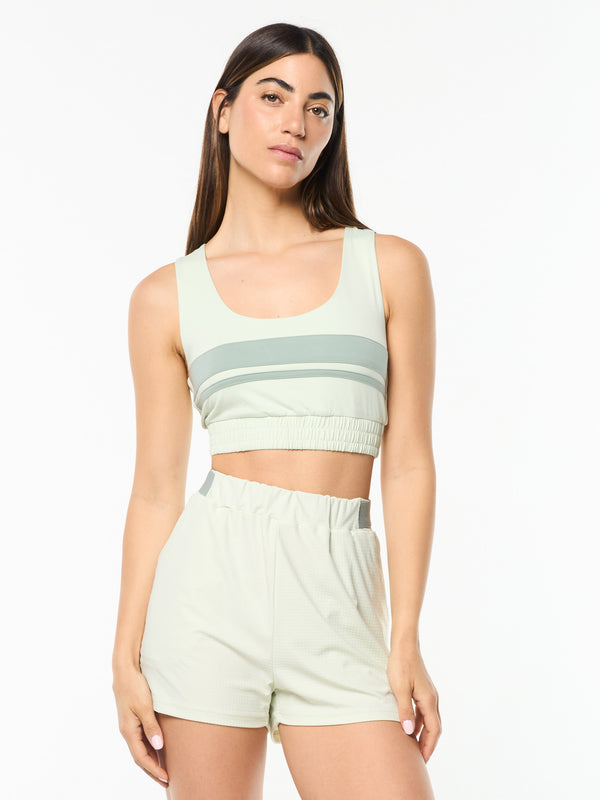 egonlab x sergio tacchini Eva Sports Bra- Almost Aqua