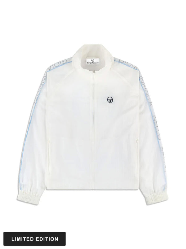egonlab x sergio tacchini Faro Track Jacket- Gardenia