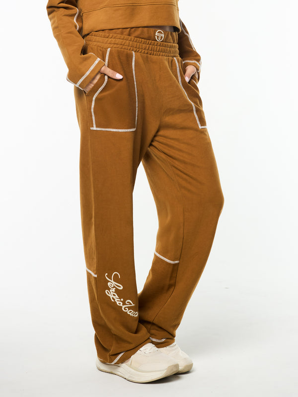 egonlab x sergio tacchini Greta Sweatpant- Bronze Brown