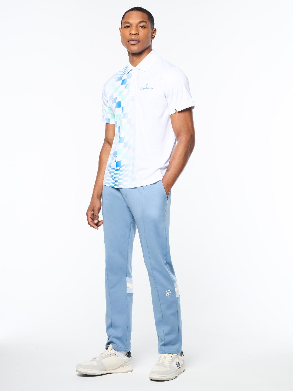 Egonlab X Sergio Tacchini Luca Piqué Polo- Brilliant White