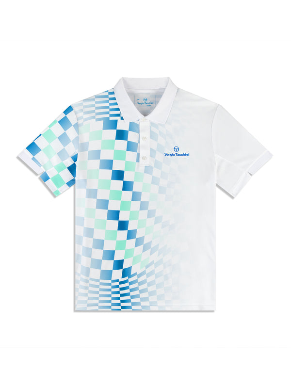 egonlab x sergio tacchini Luca Piqué Polo- Brilliant White