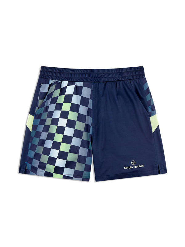 egonlab x sergio tacchini Luca Piqué Printed Short- Eclipse