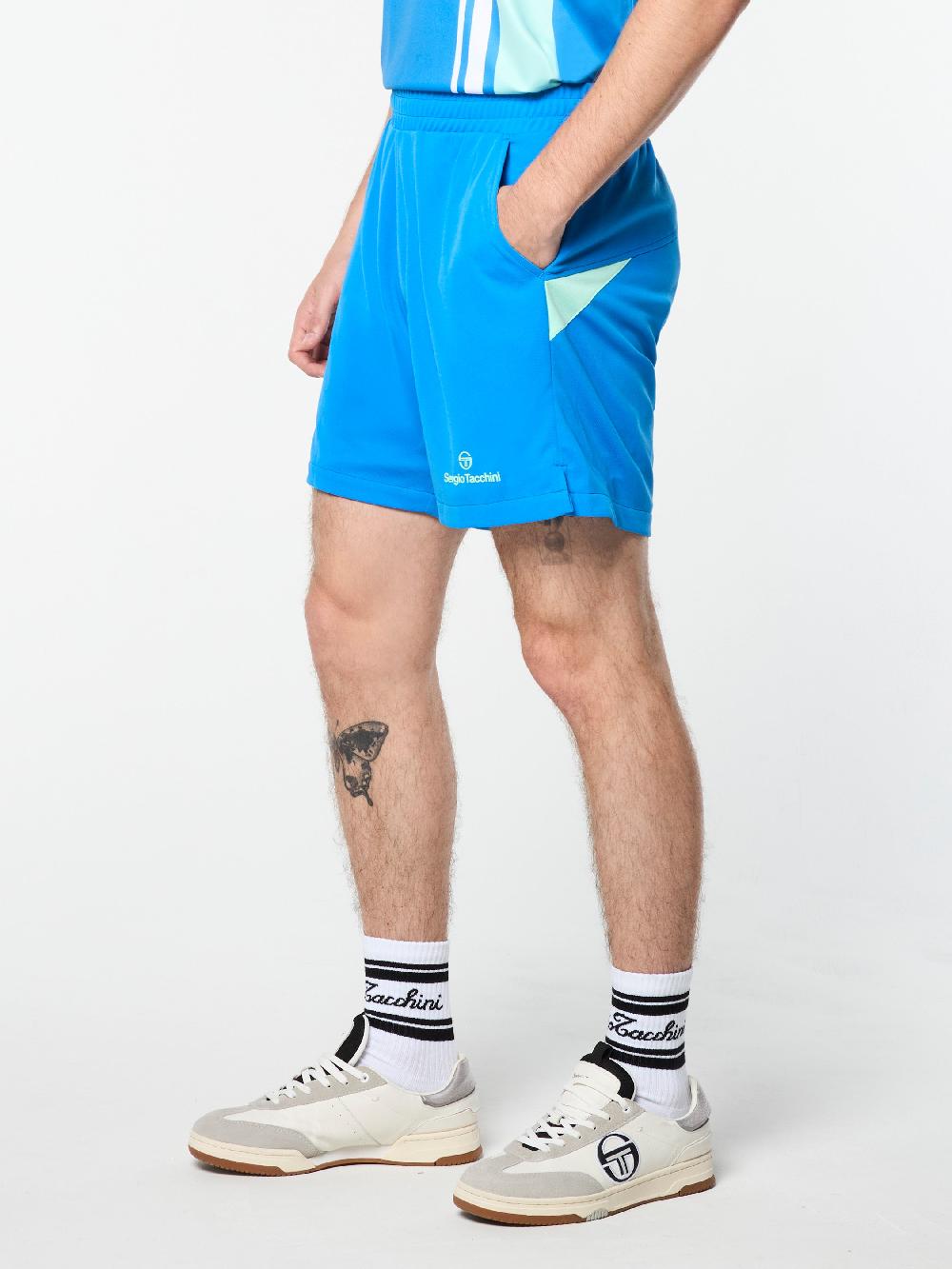 Egonlab X Sergio Tacchini Luca Piqué Short- French Blue