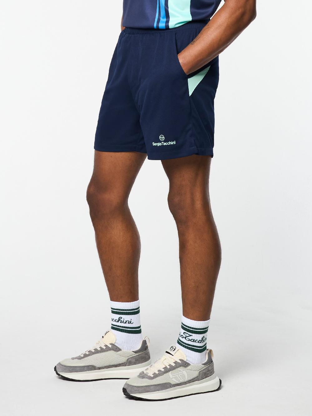 Egonlab X Sergio Tacchini Luca Piqué Short- Maritime Blue