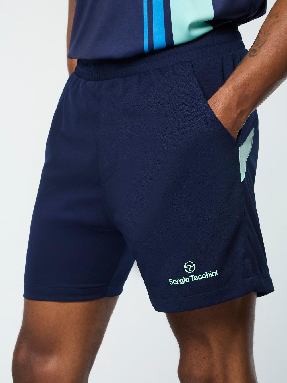 Egonlab X Sergio Tacchini Luca Piqué Short- Maritime Blue