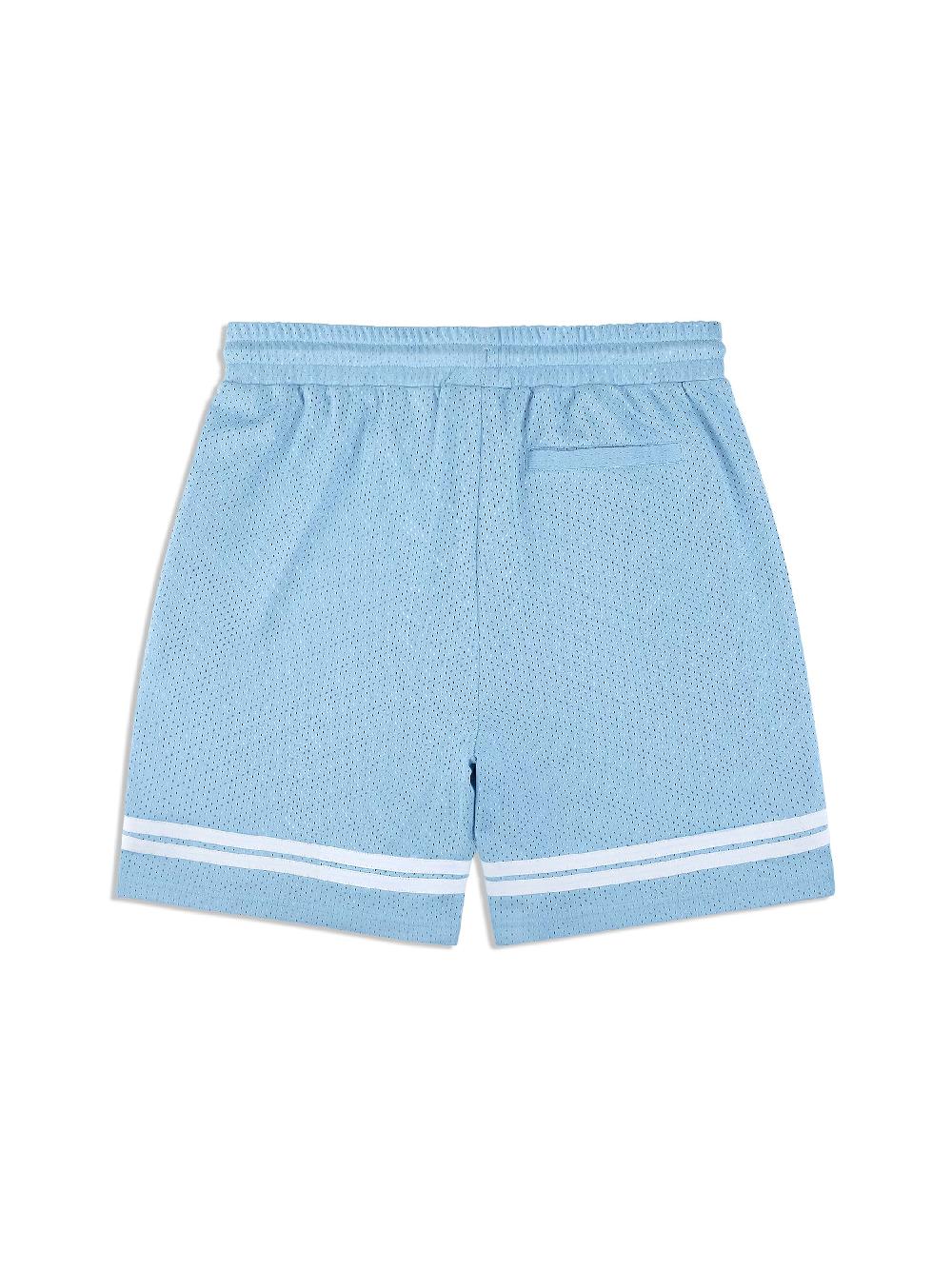 Egonlab X Sergio Tacchini Ludovic Mesh Short- Dutch Canal/ White
