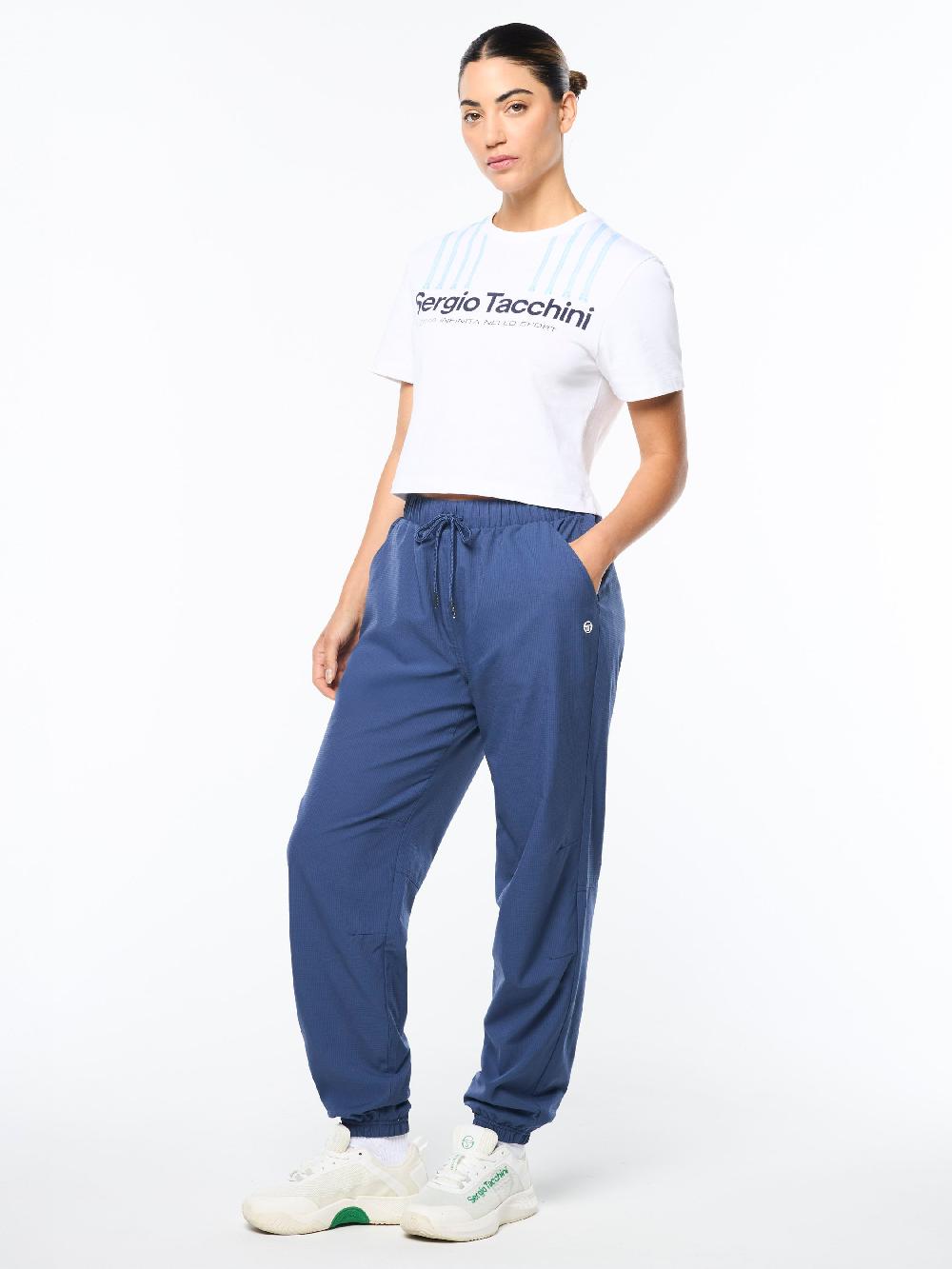 Egonlab X Sergio Tacchini Luna Track Pant- Blue Indigo