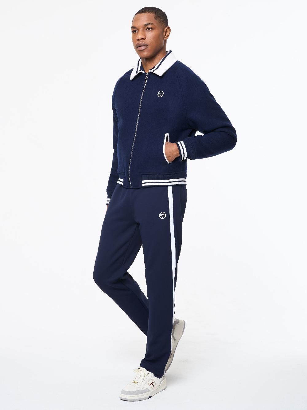 Egonlab X Sergio Tacchini Marco Varsity Jacket- Maritime Blue