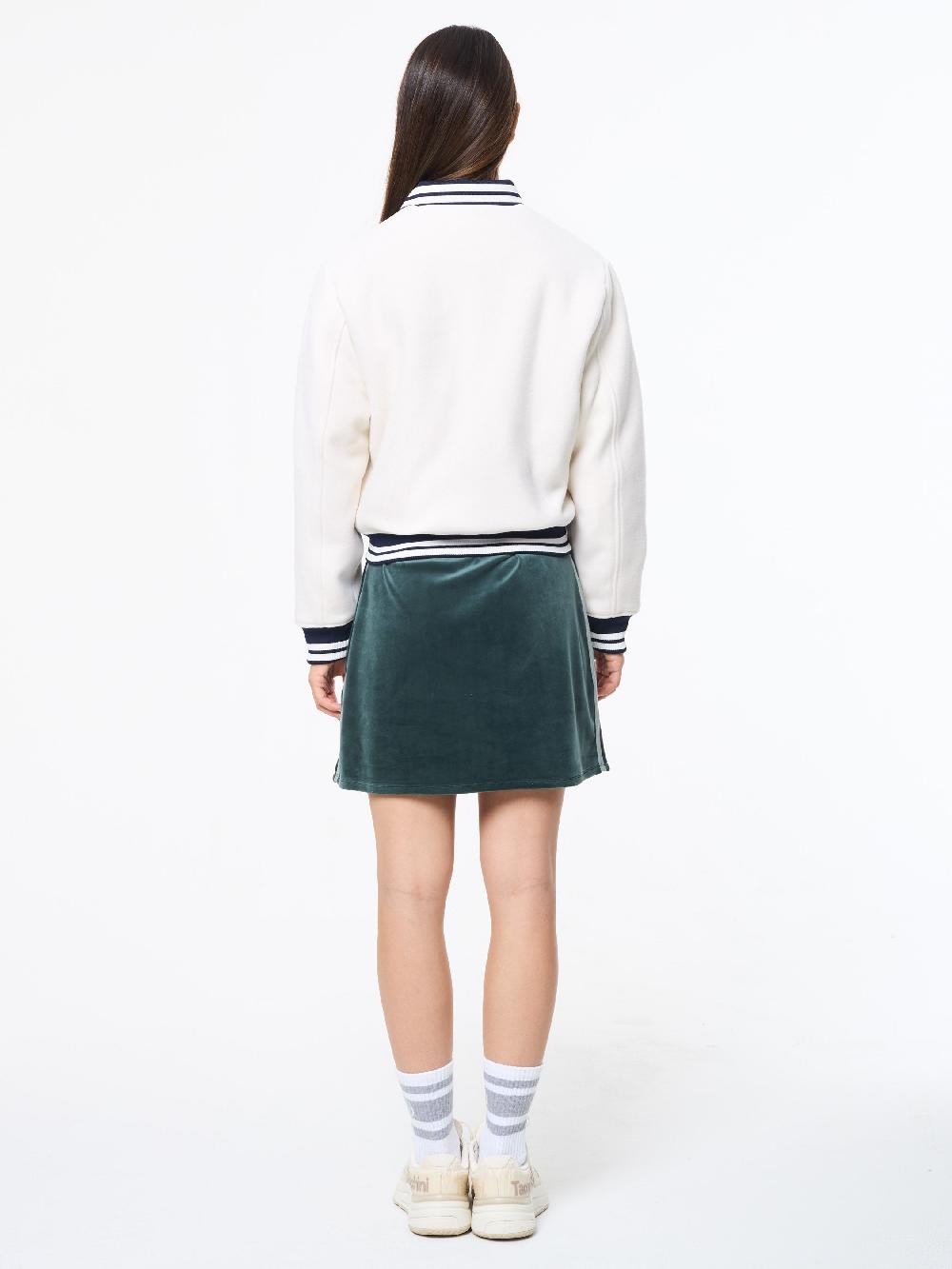 Egonlab X Sergio Tacchini Marisa Varsity Jacket- Gardenia
