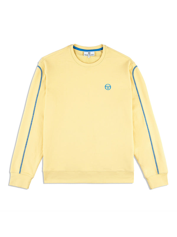 egonlab x sergio tacchini Matteo Crewneck Sweatshirt- Straw