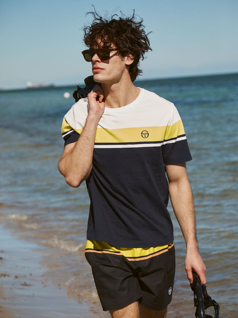 Egonlab X Sergio Tacchini Matteo Swim Short- Black Beauty