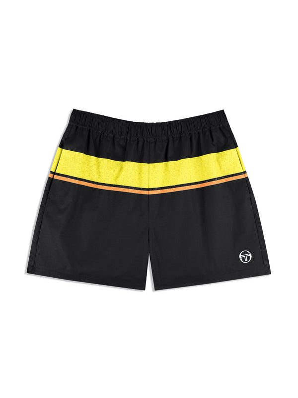 egonlab x sergio tacchini Matteo Swim Short- Black Beauty