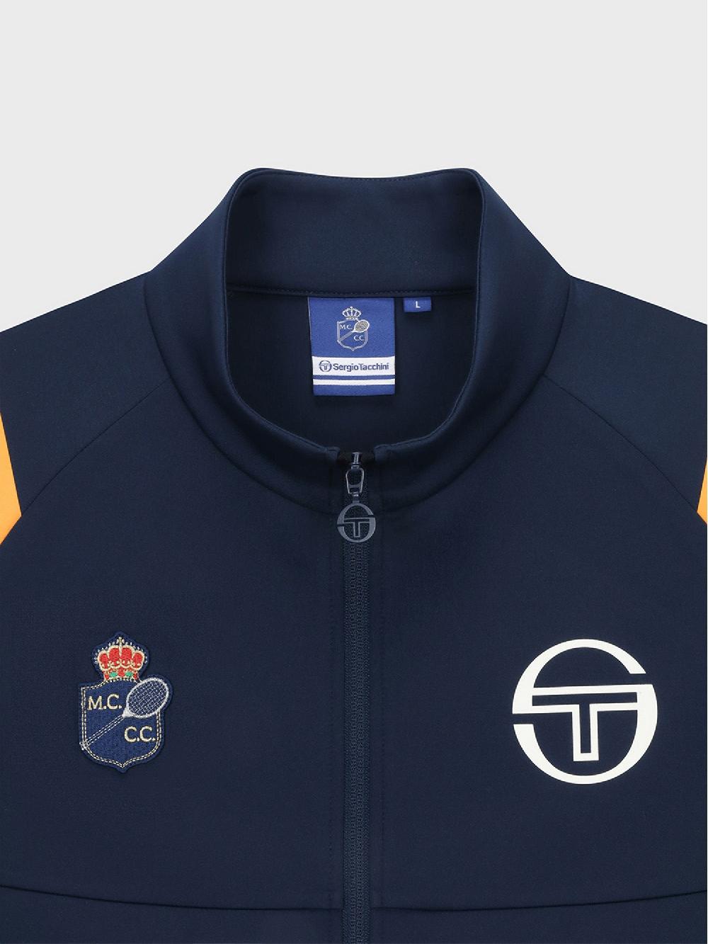 Egonlab X Sergio Tacchini MC Ace Staff Track Jacket- Navy
