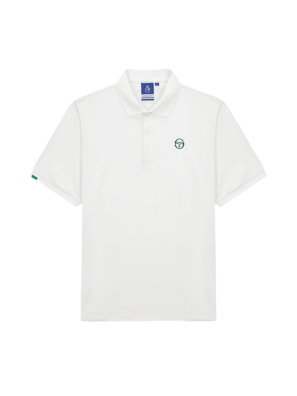 egonlab x sergio tacchini MC Doubles MCH Polo- Off White