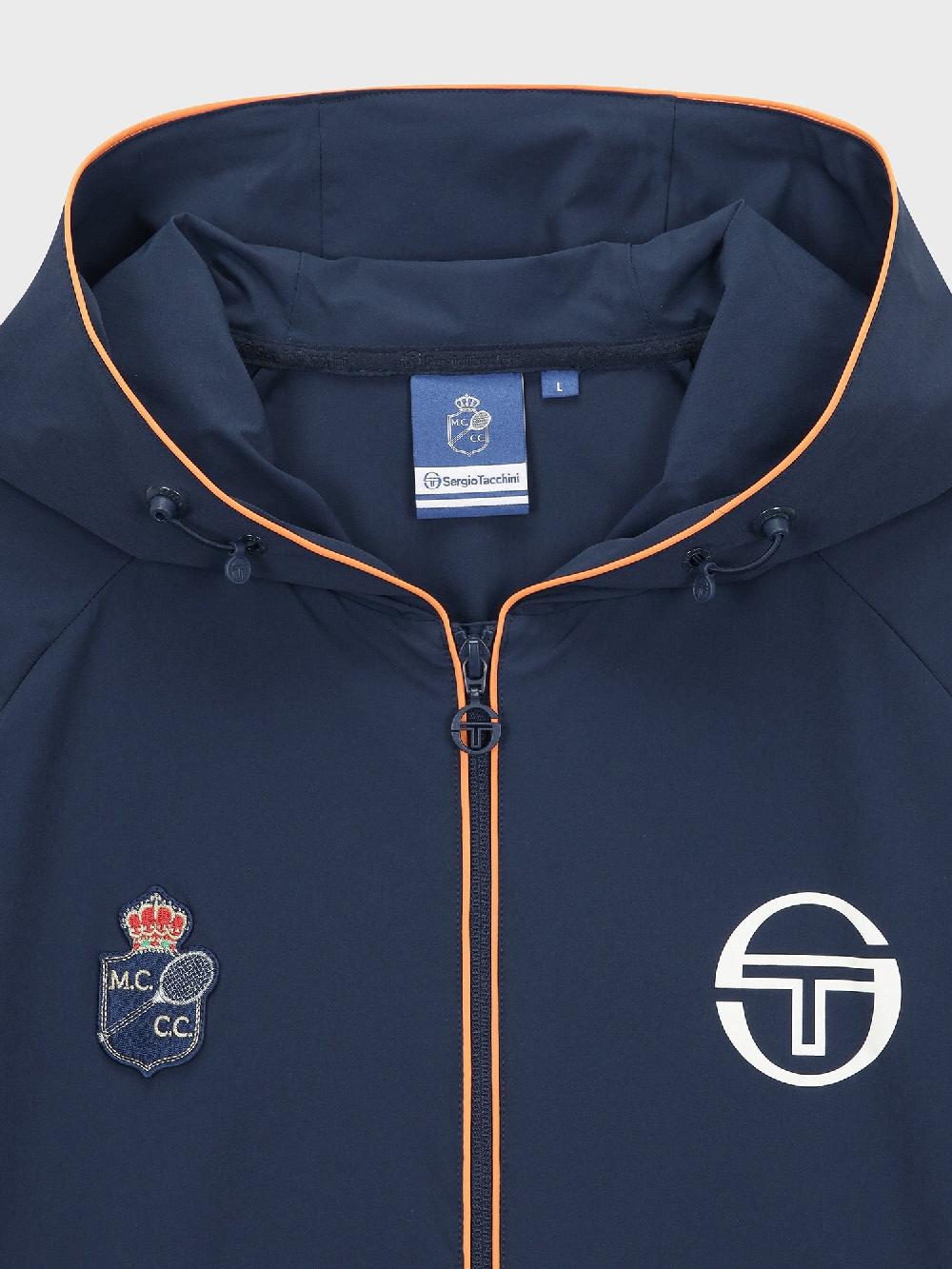 Egonlab X Sergio Tacchini MC Topspin Staff Jacket- Navy