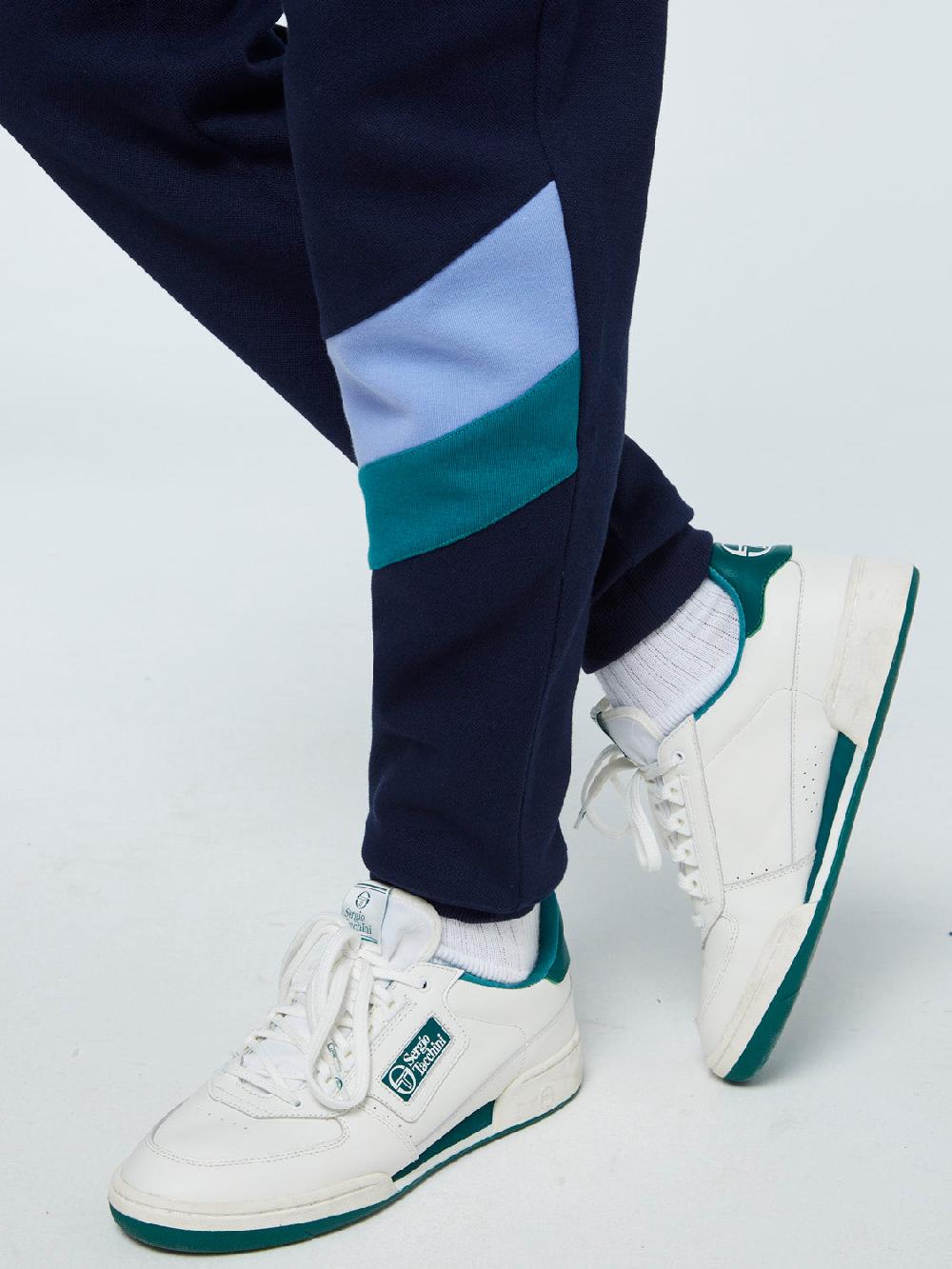 Egonlab X Sergio Tacchini Mosaic Sweatpant-Maritime Blue