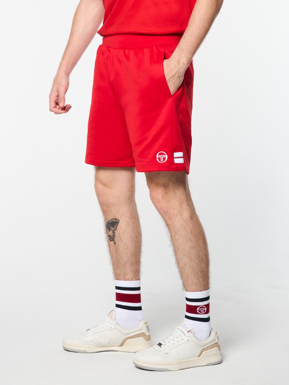 Egonlab X Sergio Tacchini New Orion Short- Adrenaline Rush/White