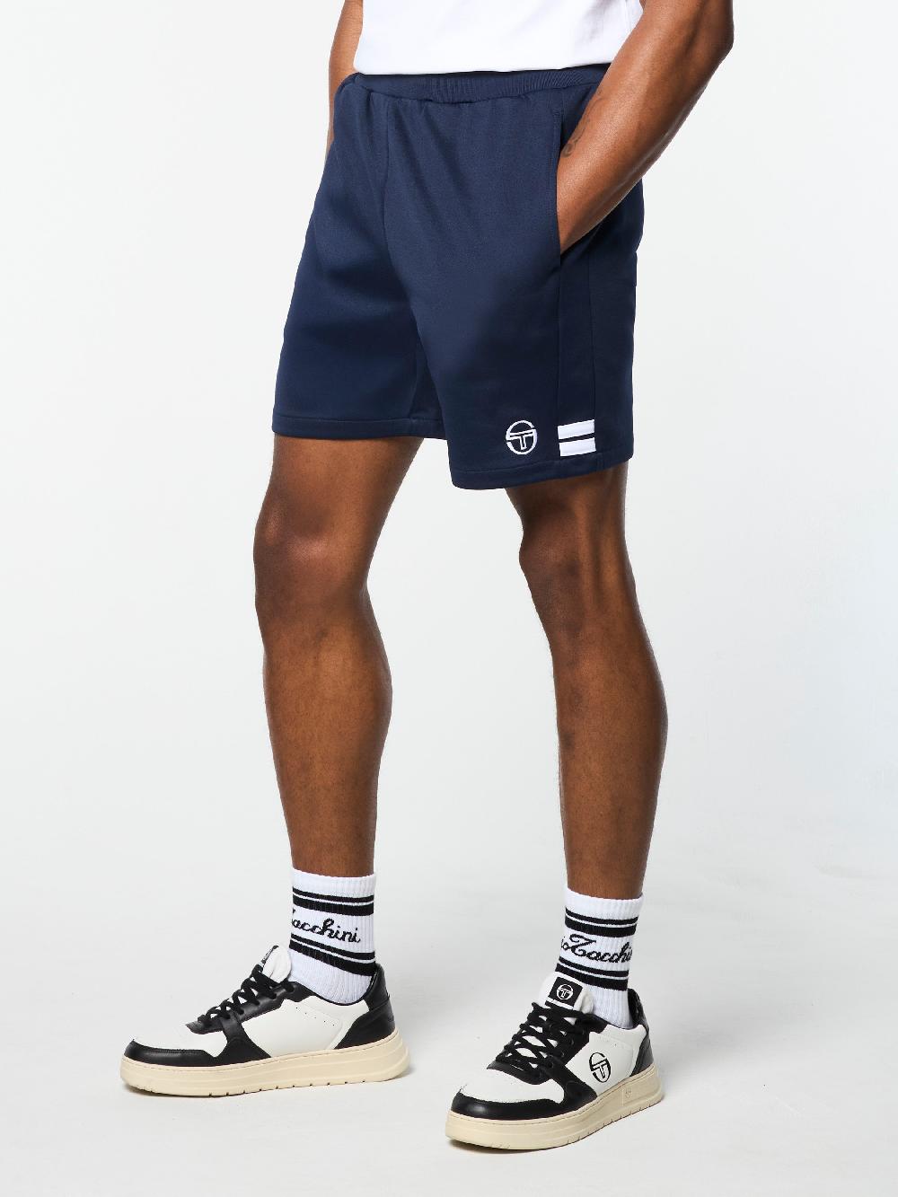 Egonlab X Sergio Tacchini New Orion Short- Maritime Blue/ White