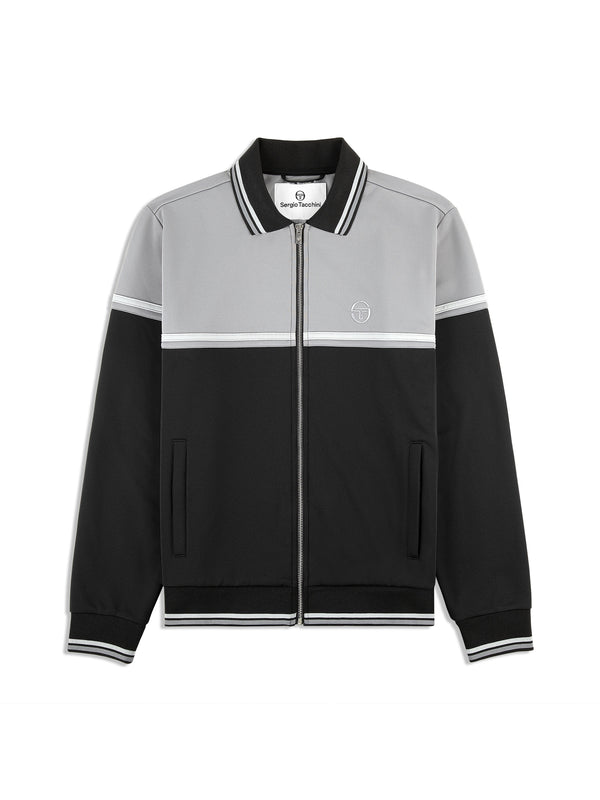 egonlab x sergio tacchini Olmi Track Jacket- Black Beauty
