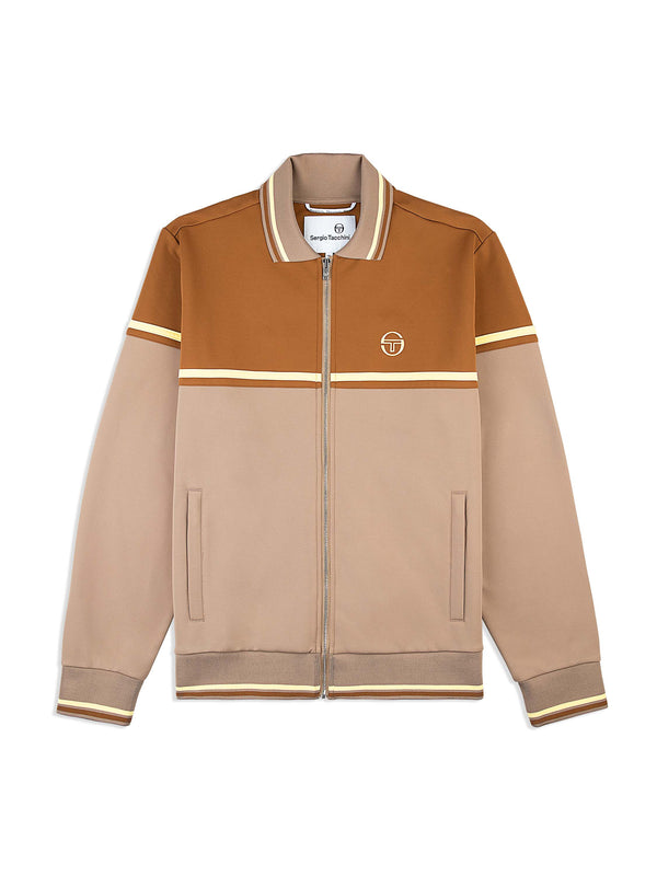 egonlab x sergio tacchini Olmi Track Jacket- Taupe Grey
