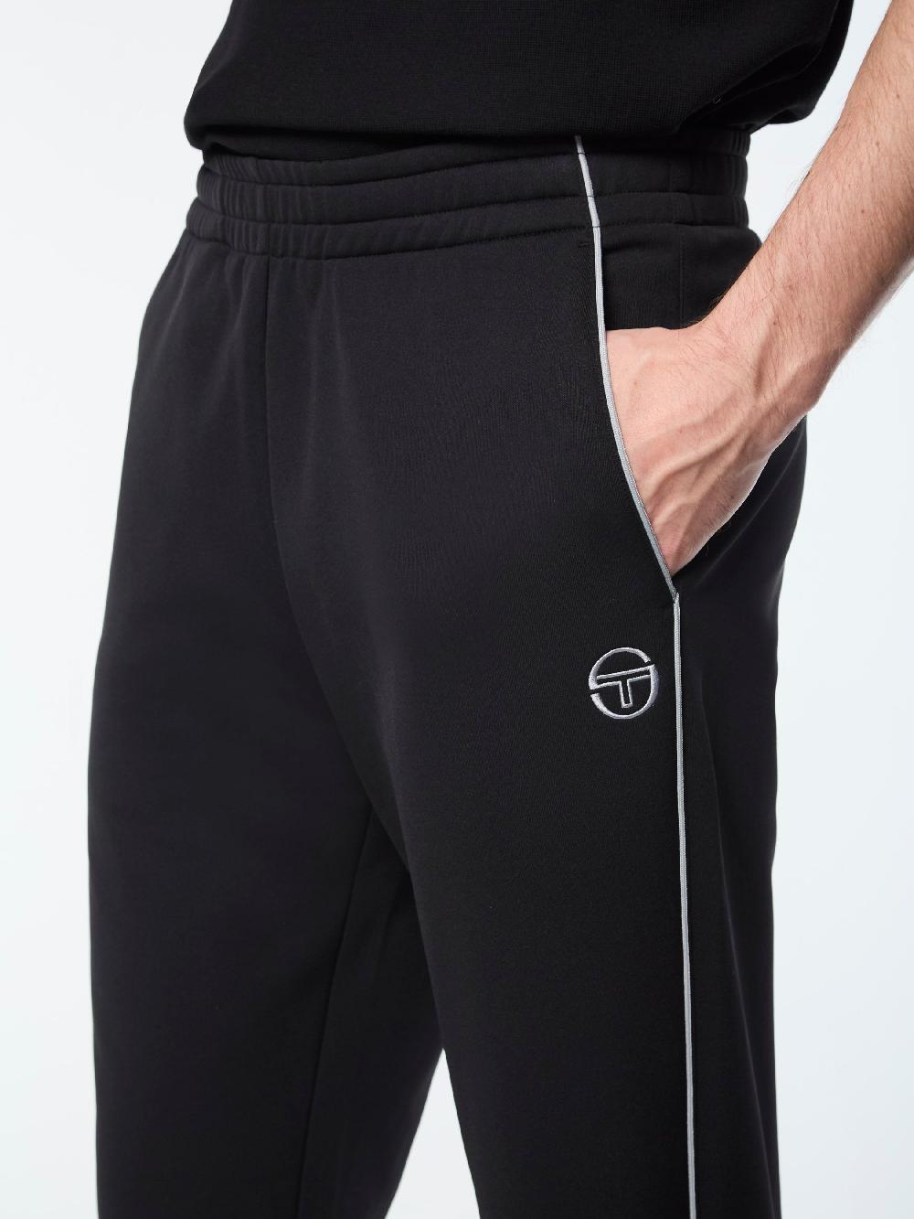 Egonlab X Sergio Tacchini Olmi Track Pant- Black Beauty