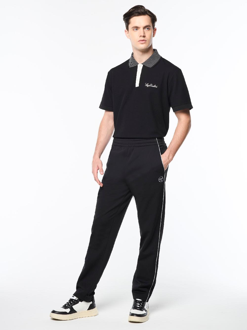 Egonlab X Sergio Tacchini Olmi Track Pant- Black Beauty