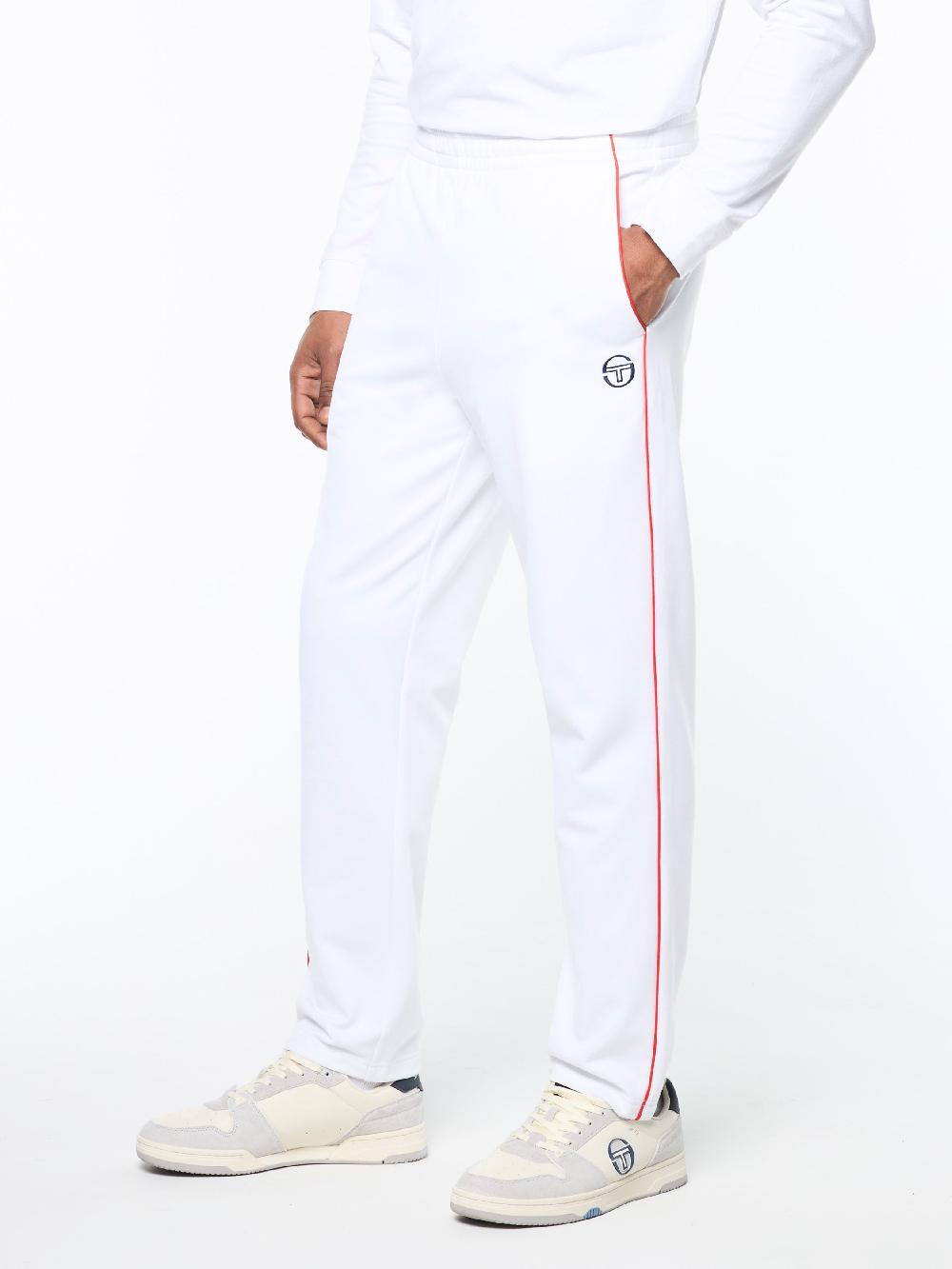 Egonlab X Sergio Tacchini Olmi Track Pant- Brilliant White