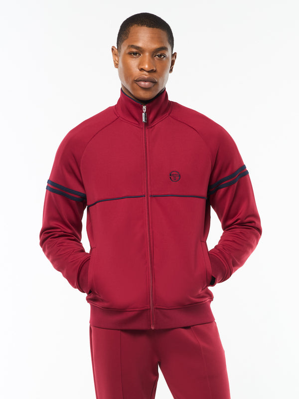 egonlab x sergio tacchini Orion Track Jacket- Rhubarb